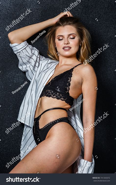 Lovely Girl Sexy Blonde Woman Underwear Stock Photo Shutterstock