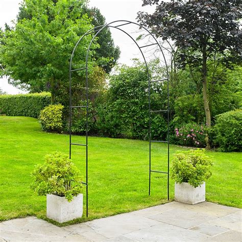 Buy Garden Arch Black Delivery By Crocus
