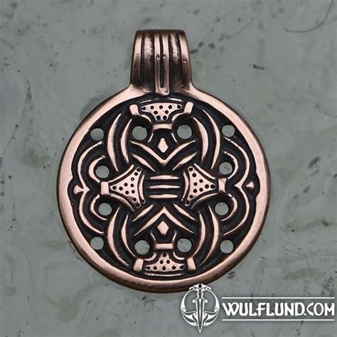 BORRE Pendant Viking Style Bronze Drakkaria Pendants Necklaces