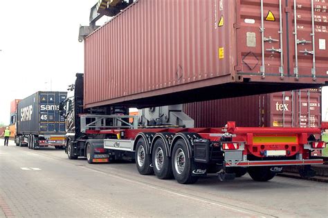 Container Chassis From Fliegl For Container Transport Fliegl Trailer Tippers Truck Trailers