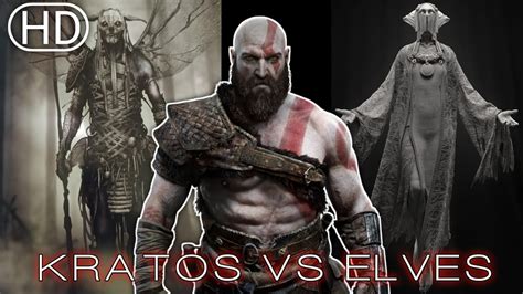 KRATOS Killed The KING OF ELVES Svartáljǫfurr Light Of ALFHEIM