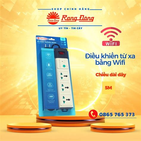 Mua Ổ cắm thông minh Rạng Đông điều khiển từ xa bằng Wifi dây dài 3