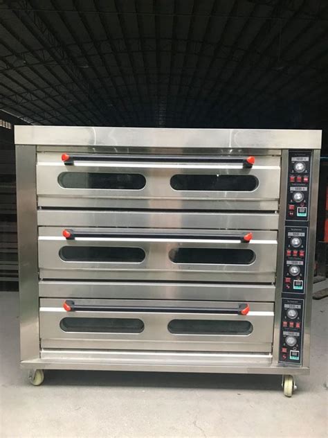 Commercial Bread Maker Gas Oven 2 Tier 4 Tray Bread Oven Restaurant