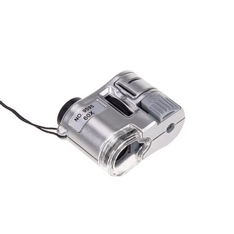 Loupe De Bijoutier Avec Lumi Re Led Mini Microscope De Poche Loupe