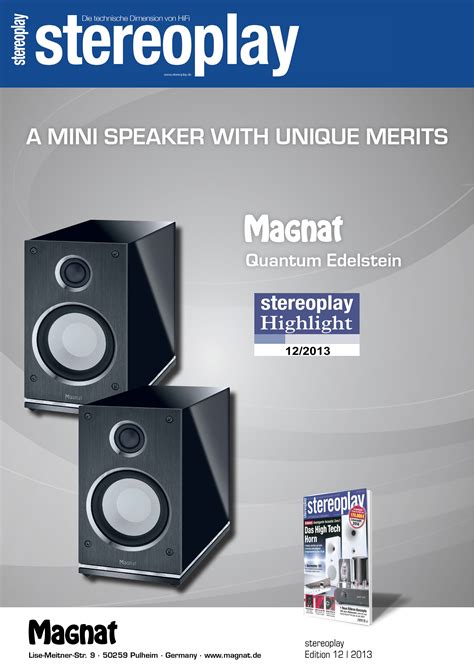 Magnat Quantum Edelstein Stereoplay Review – Hi Fi HQ Blog: News ...