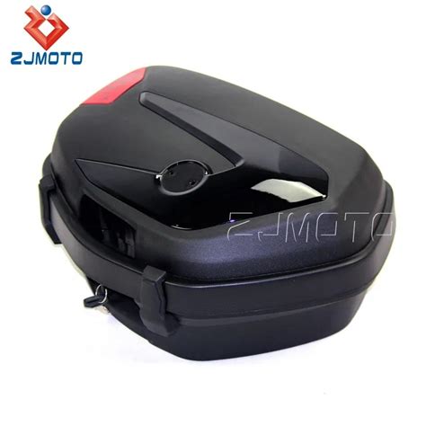 Hot Sale Universal Side Case Pp Abs Motorcycle Rear Box With Led Lights Bracket Lock Buy Side