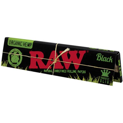 Raw Black Organic Hemp King Size Rolling Papers Discount Vape Pen