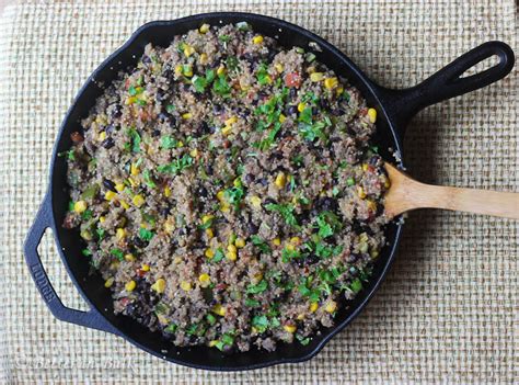 Tex Mex Sausage Quinoa Skillet