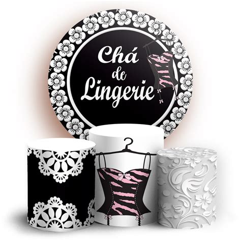 Kit Redondo E Trio Cha De Lingerie Sublimado D Sublitex Pain Is Sublimados