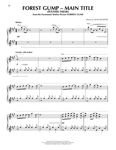 Forrest Gump Theme Piano 7