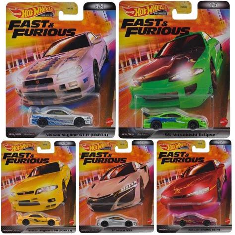 Jual Hot Wheels Premium Fast And Furious Nissan Skyline R R Mitsubishi Eclipse Nissan S