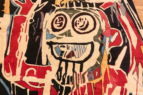 Modern Jean Michel Basquiat Inspired Artistic Rug Nazmiyal Rugs