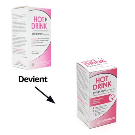 Labophyto Hot Drink Femme Boisson Aphrodisiaque Stimulant Sexuel