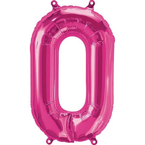 Hot Pink 16 Number Balloons