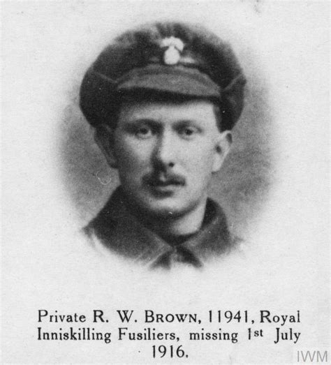 Private Robert William Brown Imperial War Museums