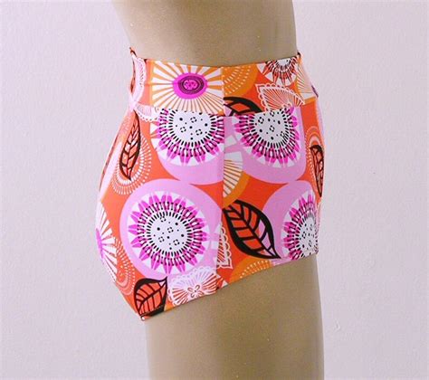 High Waisted Bikini Bottom And Bandeau Top Two Piece Swimsuit Etsy