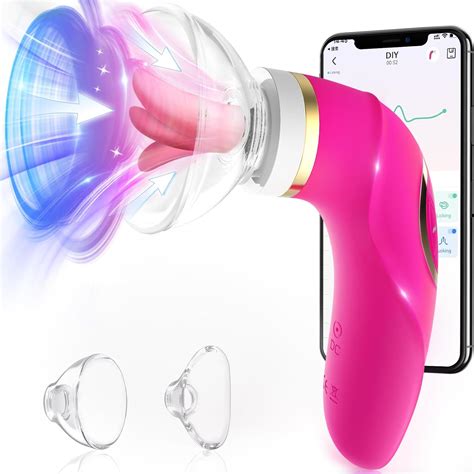 Amazon Sucking Vibrator Womens Sex Toys Upgraded APP Adult Toys 5 Tongue Licking