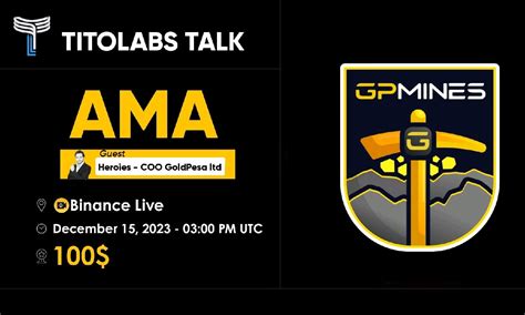 Ama With Goldpesa Airdrop Binance Live