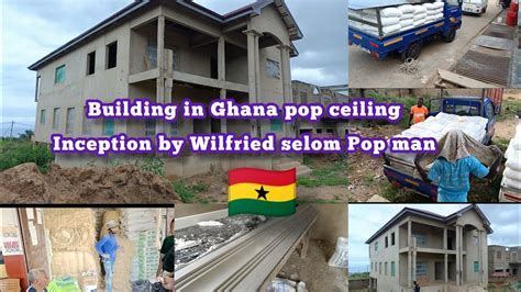 Building In Ghana 🇬🇭 Ll 5 Bedroom S False Pop Ceiling Design S Inception By Wilfried Selom Pop