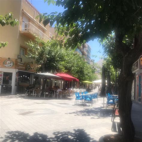 1st August in old town benidorm, very quiet even for the Spanish. # ...