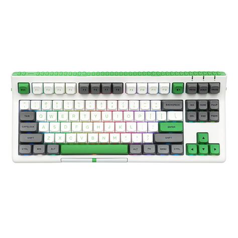 Epomaker Brick Tkl Hot Swappable Tri Mode Rgb Mechanical Gaming Keyboard With Stackable Block