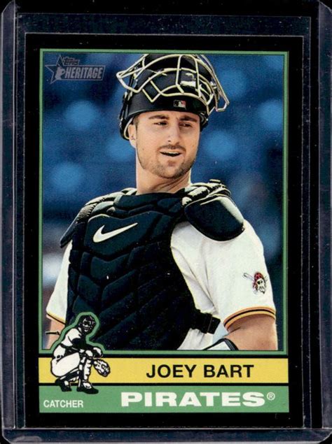 joey bart  topps heritage  black border price guide sports