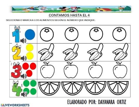 Números Del 1 Al 4 Worksheet School Subjects Worksheets Coding