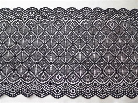 Stretch Lace Wide Black Elastic Lace Trim Lingerie Headband Sewing Lace One Yard Etsy