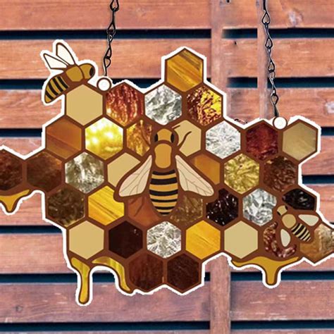 Bee Honeycomb Hanging Decoration
