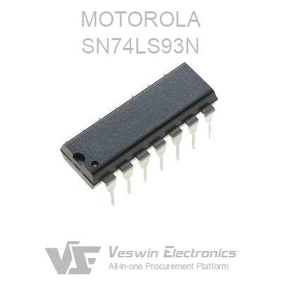 SN74LS93N MOTOROLA Other Logic ICs Veswin Electronics