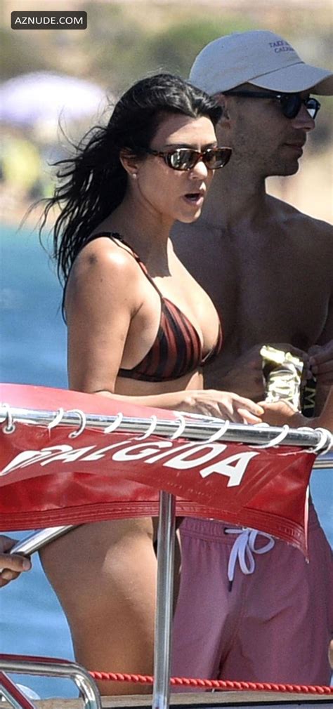 Kourtney Kardashian Displays Her Hot Body Wearing Another Stunning Two Piece Aznude