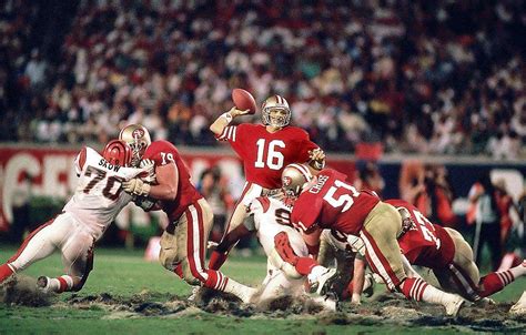 Super Bowl Xxiii Jan San Francisco Ers Quarterback Joe