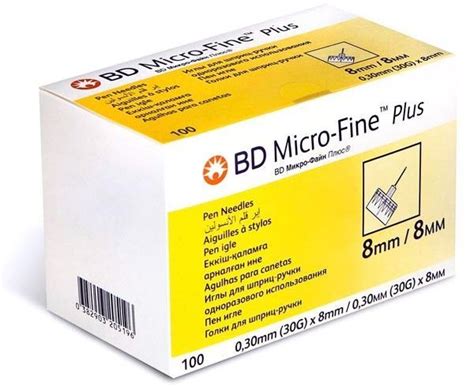 Иглы для шприц-ручки БД МикроФайн Плюс (BD Micro-Fine Plus) - купить с ...