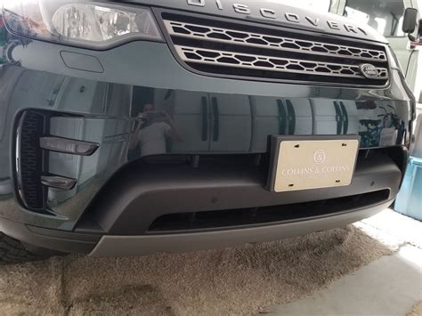 2017 2021 Land Rover Discovery L462 Front Bumper License Plate Holder Lr083125 Ebay