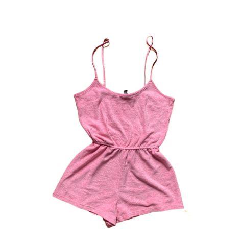 Bright Hot Salmon Pink Towel Bathing Suit Swimsuit Depop