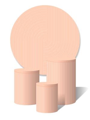 Trio De Capa Painel Redondo Nude Compre Produtos Personalizados No Elo