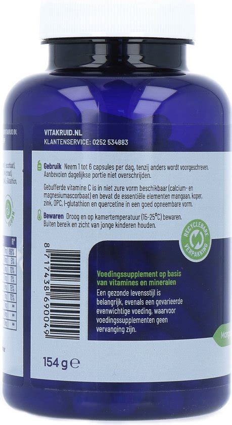 Vitakruid Gebufferde Vitamine C 150 Vegicaps Bol