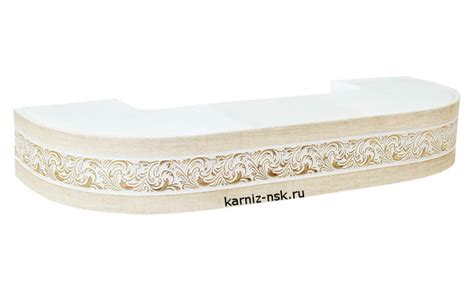 Пластиковый потолочный карниз "Бэлла" с поворотами (4 цвета) - купить в ...