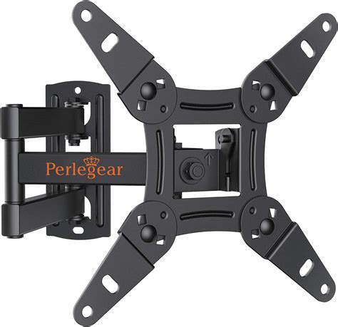 Perlegear Full Motion Tv Wall Mount Bracket For Most 13 42 Inch Led Lcd Flat Curved