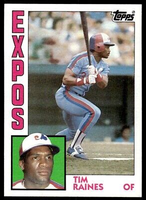 1984 Topps Tim Raines Montreal Expos 370 EBay