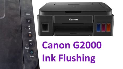 Canon G Ink Flushing Youtube