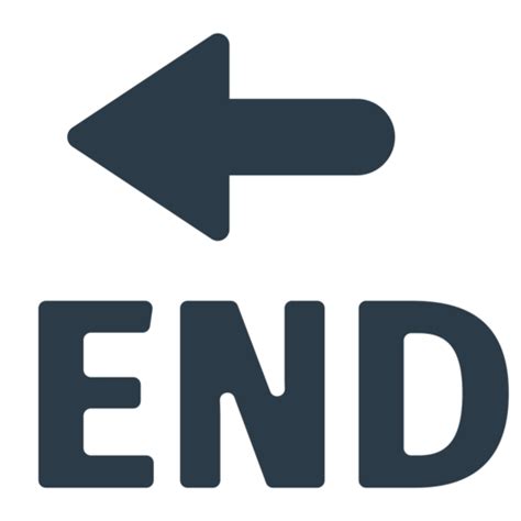 🔚 End Arrow Emoji