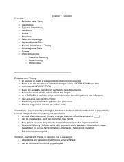 Understanding Evolution: Theory, Adaptations, and Natural | Course Hero