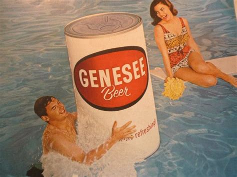 Genesee Beer 1960s Poster Or Print Spirit Of Vintage Etsy 1960s Posters Beer Beer Poster