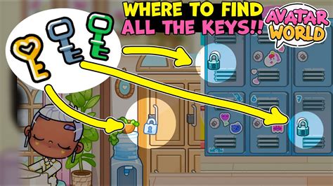 Where To Find All The Keys In Avatar World Avatar World Secrets Youtube