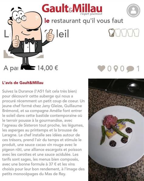 Restaurant Le Beau Soleil Upaix Menu Du Restaurant Prix Et Avis