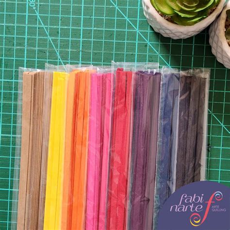 Kit Tiras Forte 05cm Loja Do Quilling Fabinarte