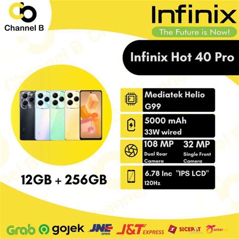 Promo Infinix Hot 40 Pro 12gb 256gb Smartphone Garansi Resmi Diskon 14 Di Seller
