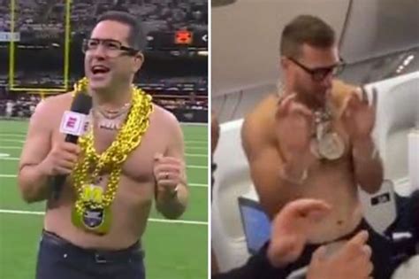 Adam Schefter Mocks Kirk Cousins With Awkward Shirtless Dance Pitchside In Cringeworthy Live Tv