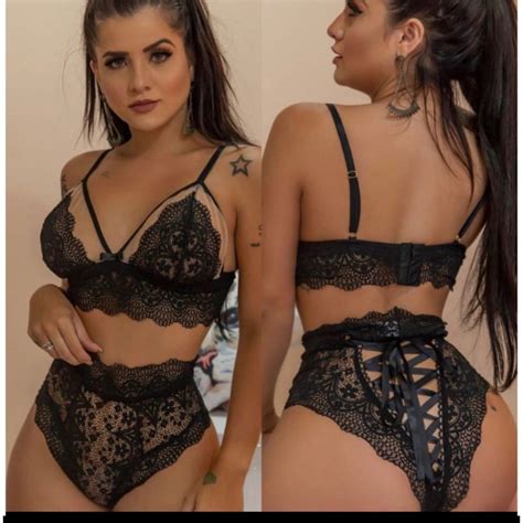 Conjunto Lingerie Sex Lacradora Conjunto De Renda Sex Calcinha Renda Sex Hot Shopee Brasil